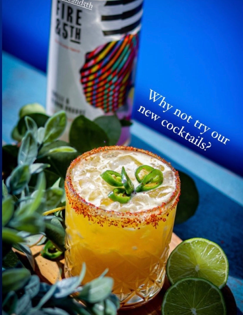 Fire&5th non-alcoholic margarita