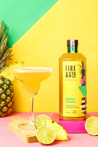 Fire&5th Pineapple Margarita - Non Alcoholic Cocktail (Chill, shake & pour!)