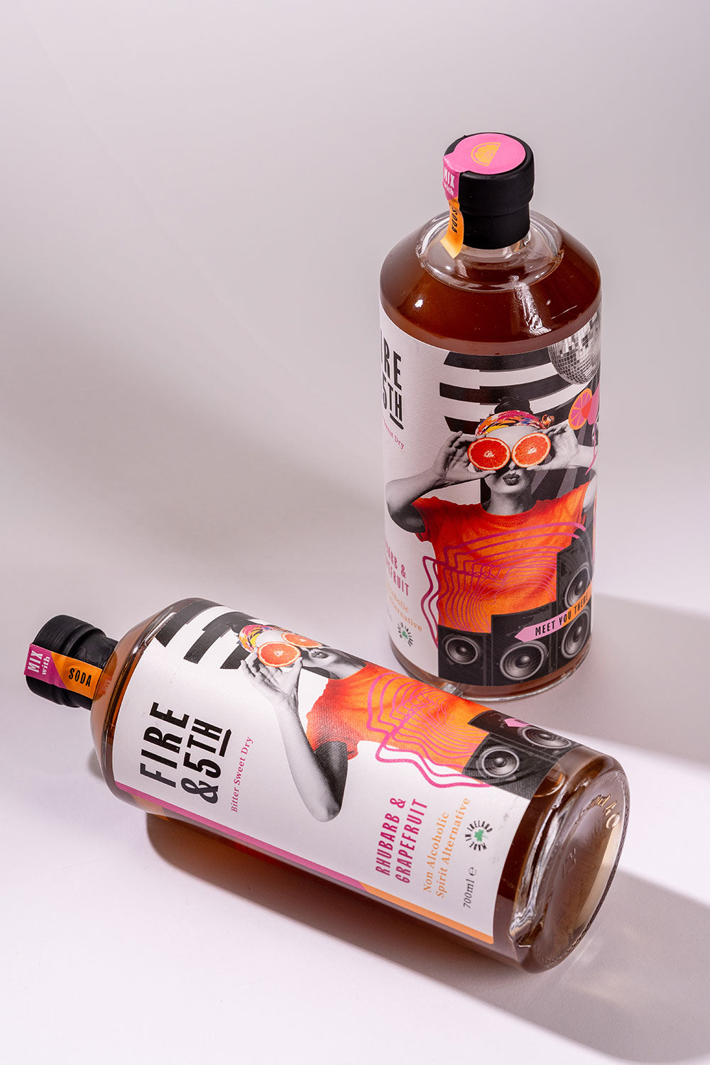 Rhubarb & Grapefruit - Non Alcoholic Spirit Alternative – Fire and 5th